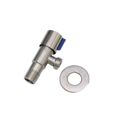 304 triangle valve wash basin toilet inlet valve cold and hot water universal stainless steel angle valve