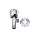 Chrome-plated cheap brass triangle valve thickened flush valve