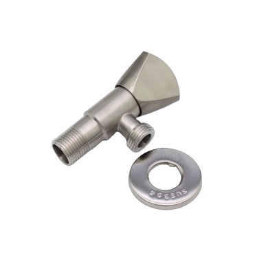 Hot sale 304 stainless steel triangle valve toilet stop valve bathroom stop valve