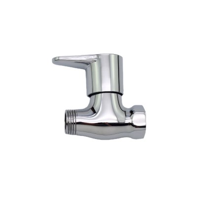 China faucet manufacturer direct sales brass chrome plated through valve