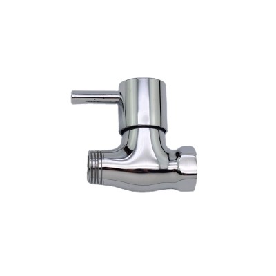 One-word handle brass quick-open through valve