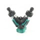 irrigation valve agriculture triangle valve  distributor outlets faucet washing machine 3 way valve garden hose diverter