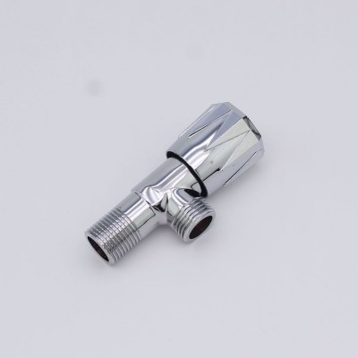 New Design Copper Triangle Valve Chrome Plated Toilet Shut-off Valve 1/2 Quick-open Shower Shut-off Valve