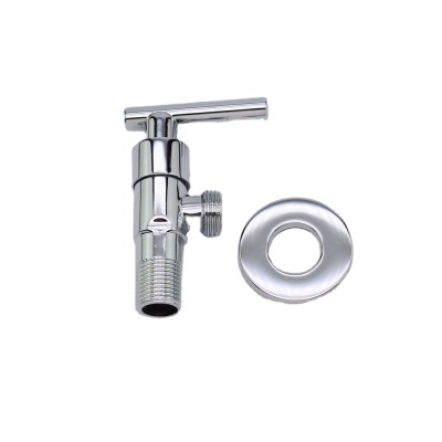 Zinc Handle Triangle Valve Bathroom Metal Handle Water Shutoff Valve