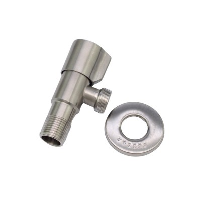 1/2 Brushed Triangle Valve 304 Stainless Steel Shut Off Valve