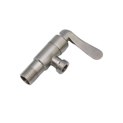 High Quality 304 Stainless Steel Triangle Valve With Wire Drawing Handle Angle Valve