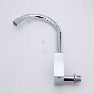 New design square wall-mounted long-mouth faucet