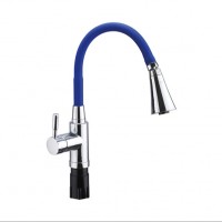 Silicone drawing universal pipe kitchen faucet